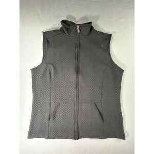 Karen Scott Sport Black‎ Vest women's medium NWT